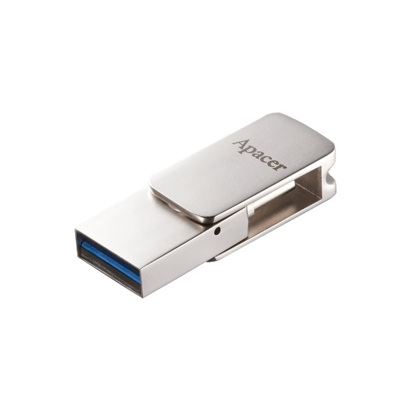 Фото - Флеш USB Apacer USB3.2 64GB AH181 Silver (AP64GAH181S-1)