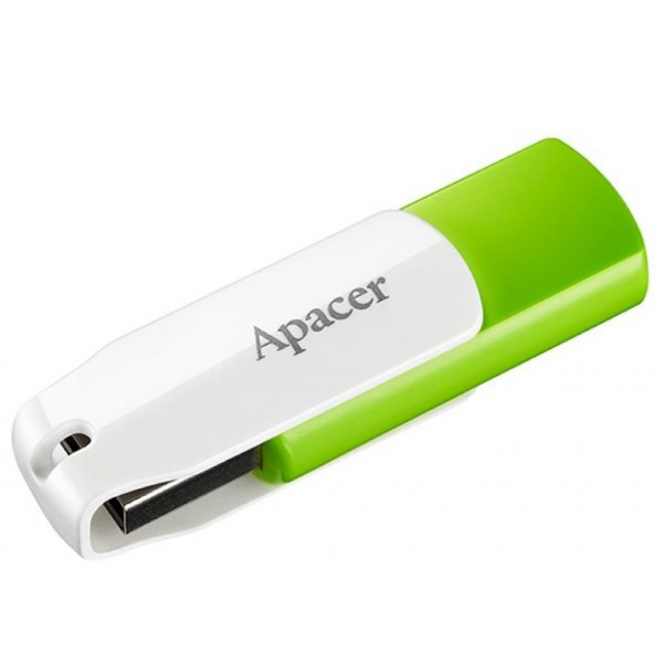 Фото - Флеш USB Apacer AH335 64GB USB 2.0 Green/White (AP64GAH335G-1)