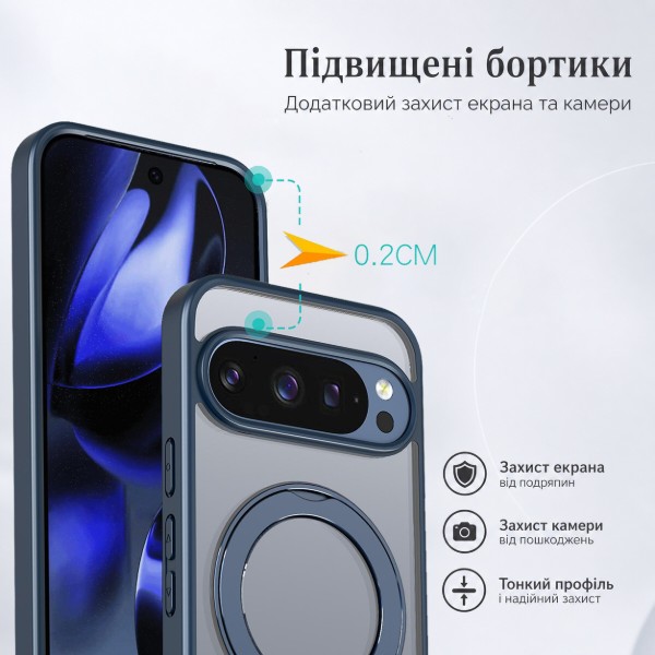 Фото - Чохол для смартфона BeCover Aura Fold for Google Pixel 9 Pro XL / 10 Pro XL Blue (715670)