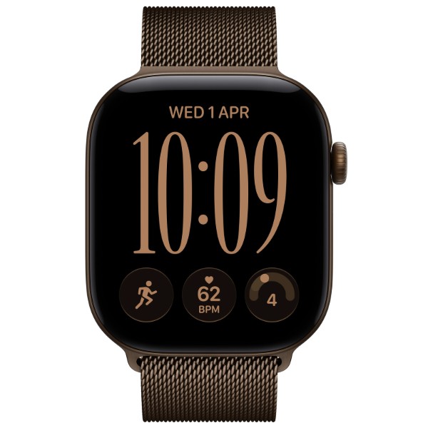 Фото - Смарт-часы Apple Watch Series 12 GPS 46mm Dark Bronze Aluminium Case with Dark Bronze Milanese Loop - S/M