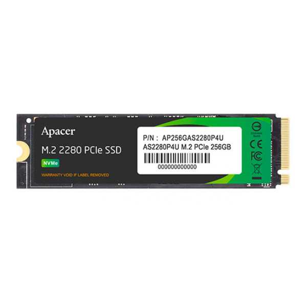 Фото - SSD-накопичувач внутрішній Apacer M.2 2280 256GB (AP256GAS2280P4U-1)