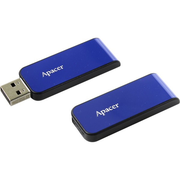 Фото - Флеш USB Apacer AH334 16GB USB 2.0 Blue (AP16GAH334U-1)