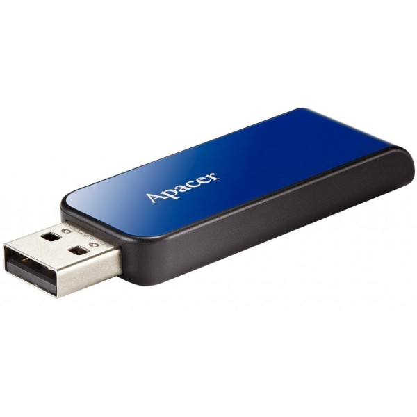 Фото - Флеш USB Apacer AH334 64GB USB 2.0 Blue (AP64GAH334U-1)