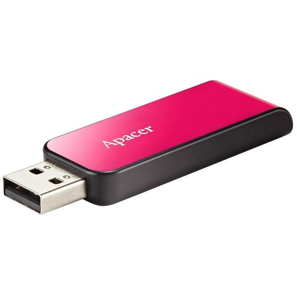 Фото - Флеш USB Apacer AH334 8GB USB 2.0 Pink (AP8GAH334P-1)