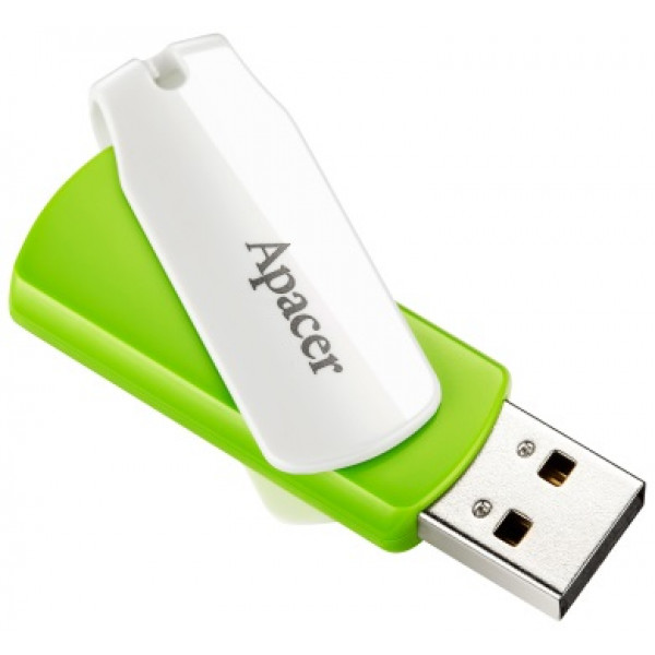 Фото - Флеш USB Apacer AH335 8GB USB 2.0 Green/White (AP8GAH335G-1)