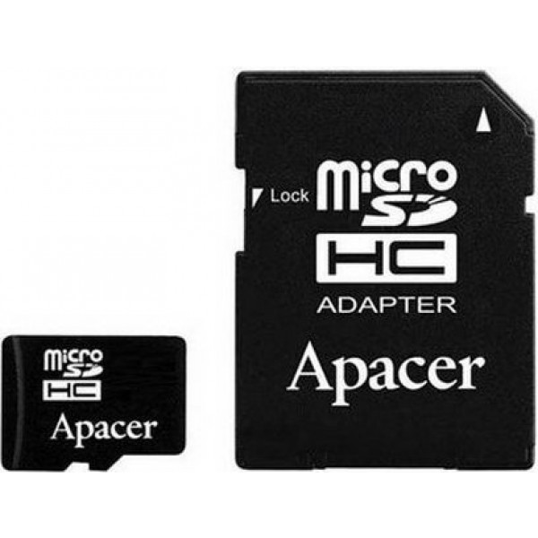 Фото - Карта пам'яті Apacer microSDHC 8GB UHS-I сlass10 + SD адаптер