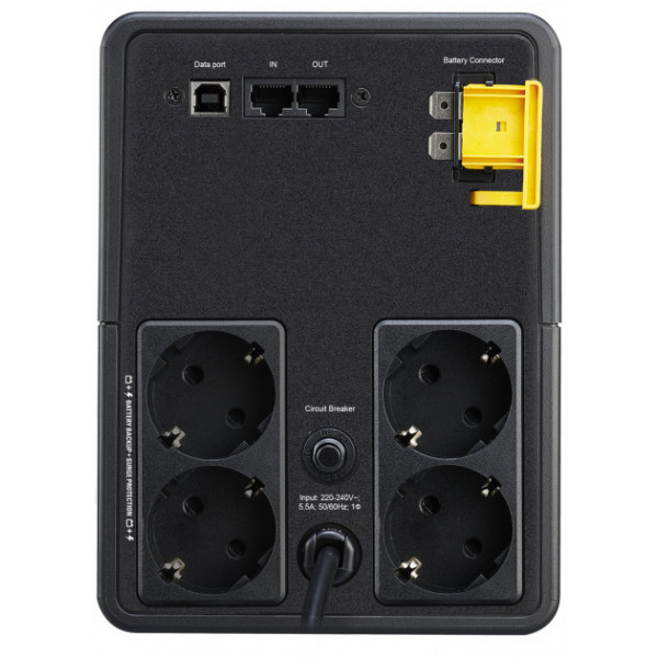 Фото - Джерело безперебійного живлення APC Back-UPS 1200VA (BX1200MI-GR)