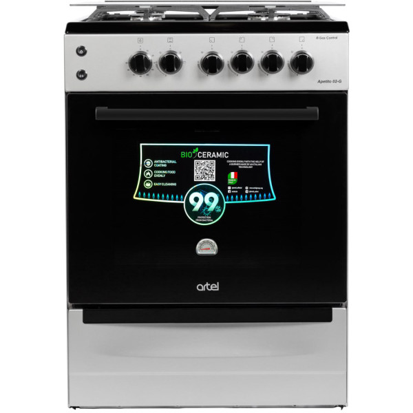 Фото - Плита газовая ARTEL APETITO 02-G Grey
