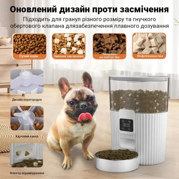 Фото - Смарт-годівниця для тварин PAPIFEED 3.5 л (APF-3Wt)