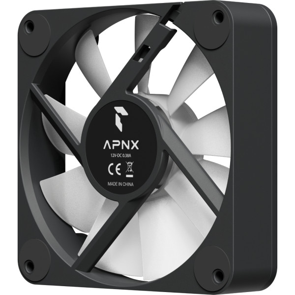 Фото - Корпусный вентилятор APNX FP1-R 120 ARGB Black - 3 Pack (APF3-PF11267.11)