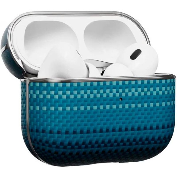 Фото - Чохол для навушників Pitaka Aramid Fiber Magnetic Case Moonrise for Airpods Pro 2nd Gen (APM2403)