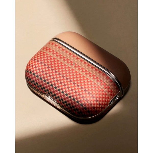Фото - Чехол для наушников Pitaka Aramid Fiber Magnetic Case Sunset for Airpods 4th Gen (APM2405)