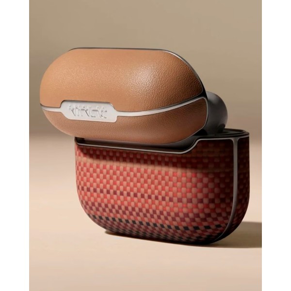 Фото - Чехол для наушников Pitaka Aramid Fiber Magnetic Case Sunset for Airpods 4th Gen (APM2405)