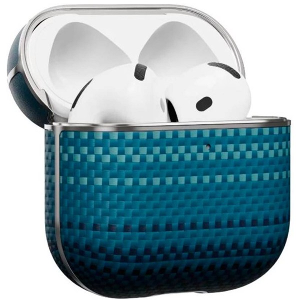 Фото - Чохол для навушників Pitaka Aramid Fiber Magnetic Case Moonrise for Airpods 4th Gen (APM2406)