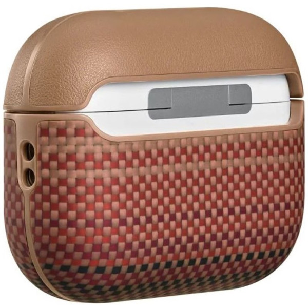 Фото - Чехол для наушников Pitaka Aramid Fiber Magnetic Case Sunset for Airpods Pro 3rd Gen (APM2502)