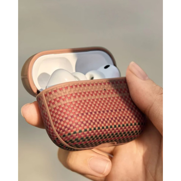 Фото - Чехол для наушников Pitaka Aramid Fiber Magnetic Case Sunset for Airpods Pro 3rd Gen (APM2502)