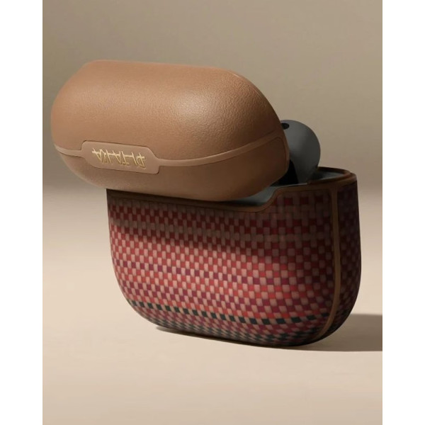Фото - Чехол для наушников Pitaka Aramid Fiber Magnetic Case Sunset for Airpods Pro 3rd Gen (APM2502)