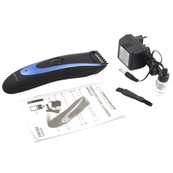 Фото - Машинка для стрижки волосся Esperanza Apollo EBC004 Black/Blue