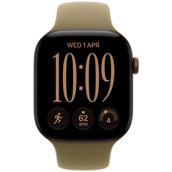 Фото - Смарт-часы Apple Watch Series 12 GPS 46mm Dark Bronze Aluminium Case with Olive Sport Band - S/M