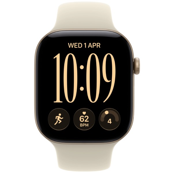 Фото - Смарт-часы Apple Watch Series 12 GPS + eSIM 42mm Light Gold Aluminium Case with Sand Sport Band - S/M