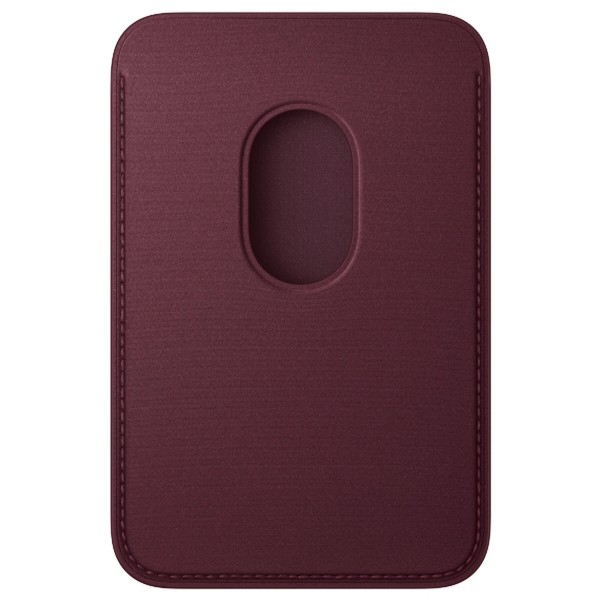 Фото - Чехол для смартфона Apple FineWoven Wallet with MagSafe for iPhone Burgundy (MK9H4ZM/A)