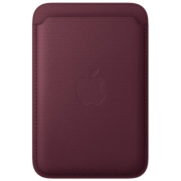 Фото - Чехол для смартфона Apple FineWoven Wallet with MagSafe for iPhone Burgundy (MK9H4ZM/A)
