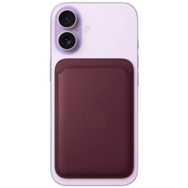 Фото - Чехол для смартфона Apple FineWoven Wallet with MagSafe for iPhone Burgundy (MK9H4ZM/A)