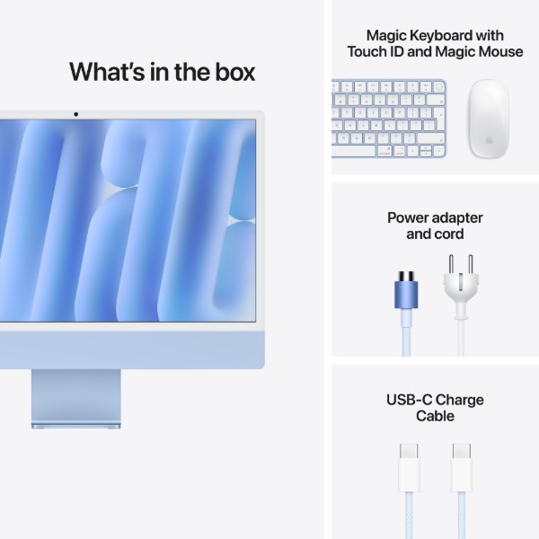 Фото - Комп'ютер-моноблок Apple iMac 24'' M6 Retina 4.5K 12-Core CPU 12-Core GPU 16GB 512GB MH1J4 Blue