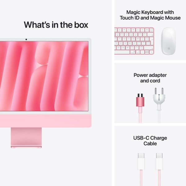 Фото - Комп'ютер-моноблок Apple iMac 24'' M6 Retina 4.5K 12-Core CPU 12-Core GPU 16GB 256GB MH1P4 Pink