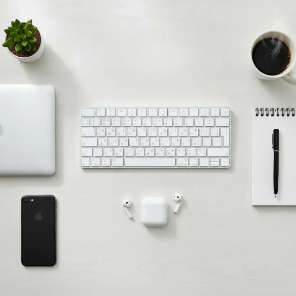 Фото - Клавиатура беспроводная Apple Magic Keyboard UA Bluetooth/USB White (MXCL3UA/A)