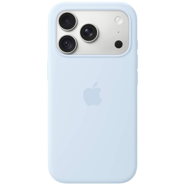 Фото - Чехол для смартфона Apple Silicone Case with MagSafe for iPhone 18 Pro Crisp Blue (MK8W4ZM/A)