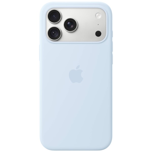 Фото - Чехол для смартфона Apple Silicone Case with MagSafe for iPhone 18 Pro Max Crisp Blue (MK934ZM/A)