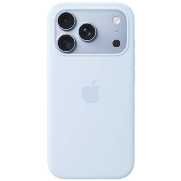 Фото - Чехол для смартфона Apple Silicone Case with MagSafe for iPhone 18 Pro Crisp Blue (MK8W4ZM/A)