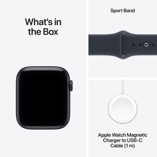 Фото - Смарт-часы Apple Watch SE 3 GPS + eSIM 40mm Midnight Aluminium Case with Navy Blue Sport Band - S/M