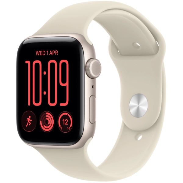 Фото - Смарт-часы Apple Watch SE 3 GPS + eSIM 40mm Starlight Aluminium Case with Sand Sport Band - S/M