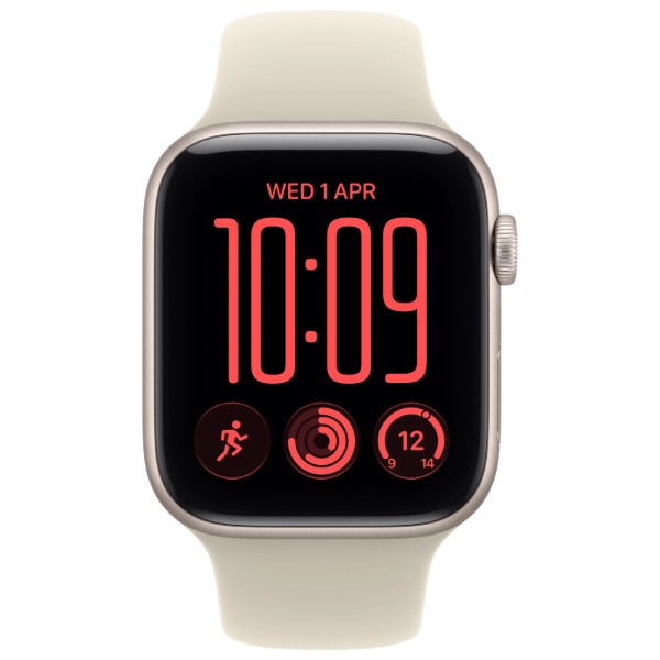 Фото - Смарт-часы Apple Watch SE 3 GPS + eSIM 40mm Starlight Aluminium Case with Sand Sport Band - M/L