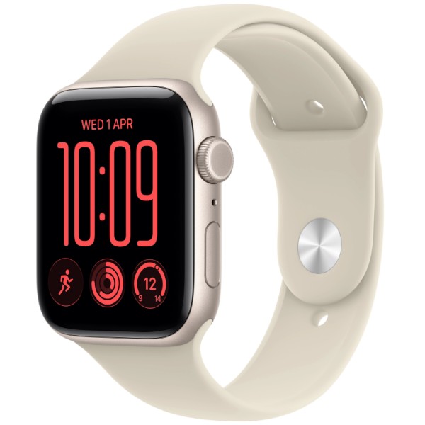 Фото - Смарт-часы Apple Watch SE 3 GPS + eSIM 40mm Starlight Aluminium Case with Sand Sport Band - M/L
