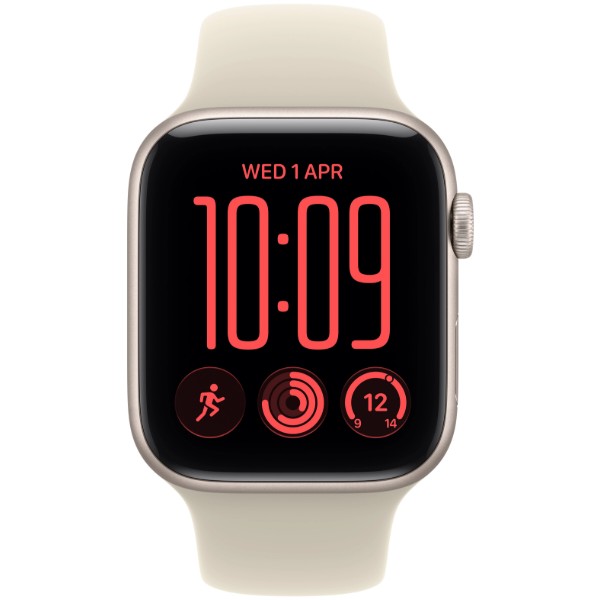 Фото - Смарт-часы Apple Watch SE 3 GPS + eSIM 40mm Starlight Aluminium Case with Sand Sport Band - S/M