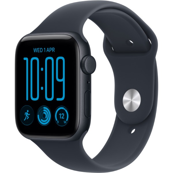 Фото - Смарт-часы Apple Watch SE 3 GPS + eSIM 44mm Midnight Aluminium Case with Navy Blue Sport Band - M/L