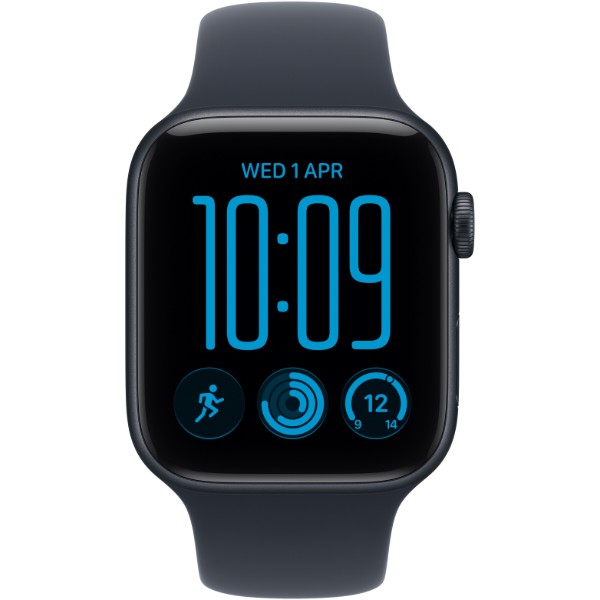 Фото - Смарт-часы Apple Watch SE 3 GPS + eSIM 44mm Midnight Aluminium Case with Navy Blue Sport Band - S/M