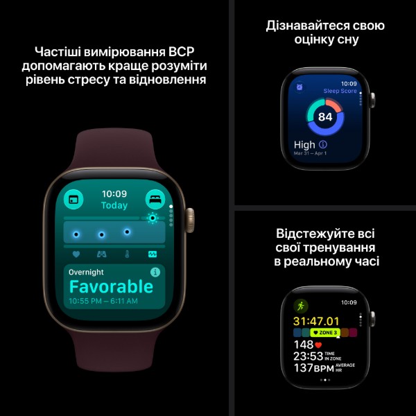 Фото - Смарт-часы Apple Watch Series 12 GPS + eSIM 42mm Dark Bronze Aluminium Case with Olive Sport Band - S/M