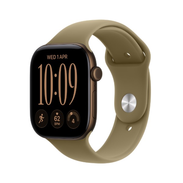 Фото - Смарт-часы Apple Watch Series 12 GPS 42mm Dark Bronze Aluminium Case with Olive Sport Band - S/M