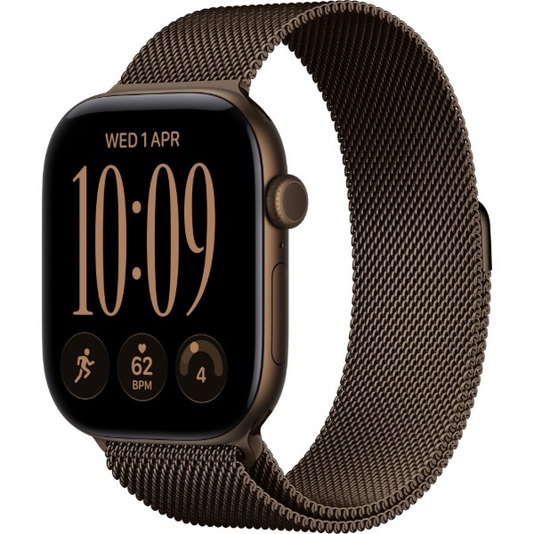 Фото - Смарт-часы Apple Watch Series 12 GPS + eSIM 42mm Dark Bronze Aluminium Case with Dark Bronze Milanese Loop