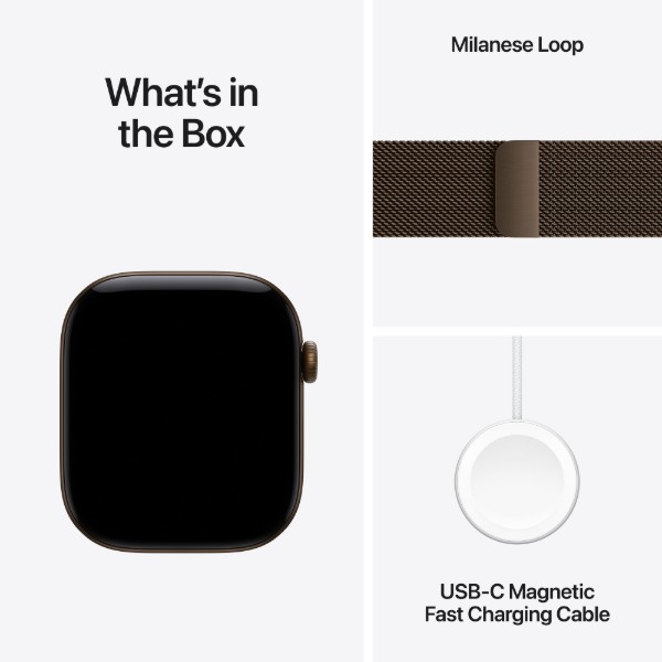 Фото - Смарт-часы Apple Watch Series 12 GPS + eSIM 42mm Dark Bronze Aluminium Case with Dark Bronze Milanese Loop