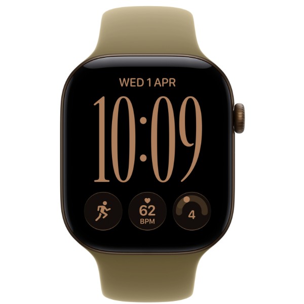 Фото - Смарт-часы Apple Watch Series 12 GPS 42mm Dark Bronze Aluminium Case with Olive Sport Band - S/M