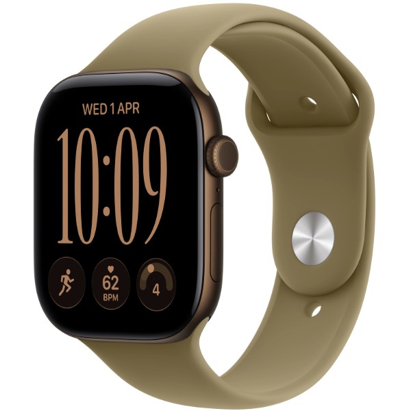 Фото - Смарт-часы Apple Watch Series 12 GPS 46mm Dark Bronze Aluminium Case with Olive Sport Band - M/L