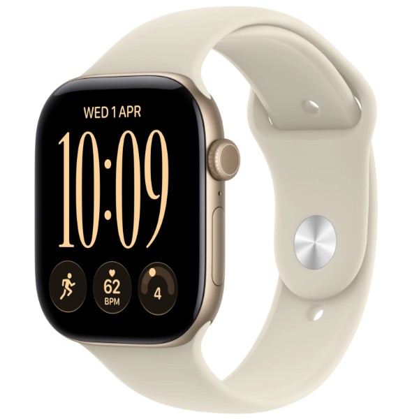 Фото - Смарт-годинник Apple Watch Series 12 GPS 46mm Light Gold Aluminium Case with Sand Sport Band - S/M Фото - Смарт-годинник Apple Watch Series 12 GPS 46mm Light Gold Aluminium Case with Sand Sport Band - S/M