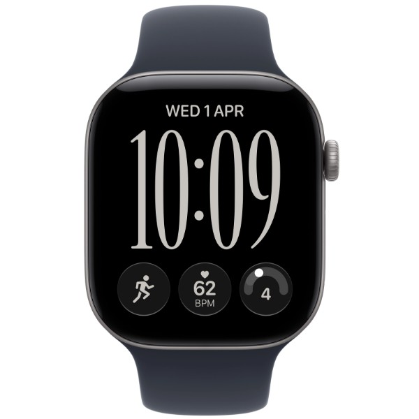 Фото - Смарт-годинник Apple Watch Series 12 GPS 46mm Space Grey Aluminium Case with Navy Blue Sport Band - S/M