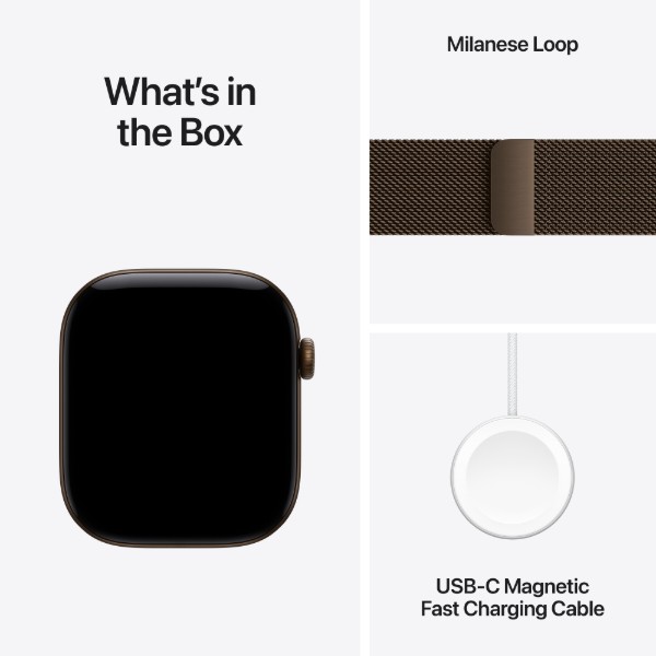 Фото - Смарт-часы Apple Watch Series 12 GPS 42mm Dark Bronze Aluminium Case with Dark Bronze Milanese Loop