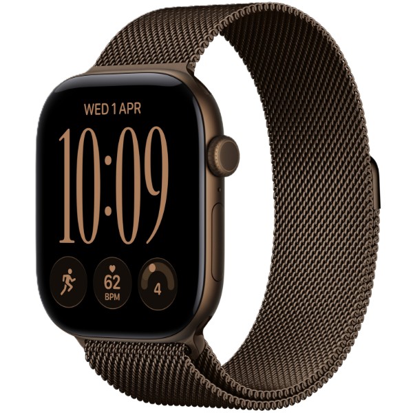 Фото - Смарт-часы Apple Watch Series 12 GPS 42mm Dark Bronze Aluminium Case with Dark Bronze Milanese Loop